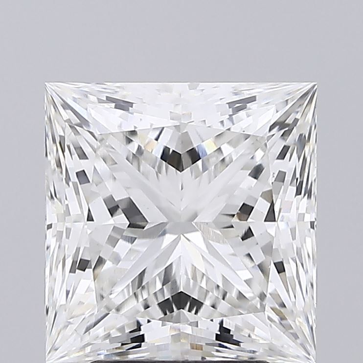 3.48 Carat F-VVS2 Princess Lab Diamond