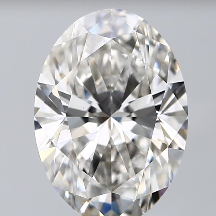 4.16 Carat H-VS1 Oval Lab Diamond