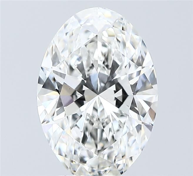 3.09 Carat F-VVS2 Oval Lab Diamond
