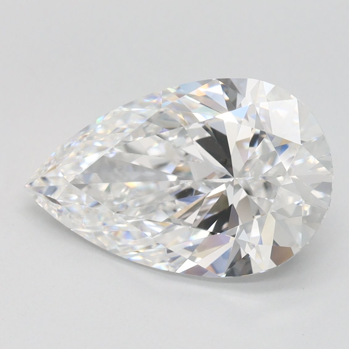 2.49 Carat D-IF Pear Lab Diamond