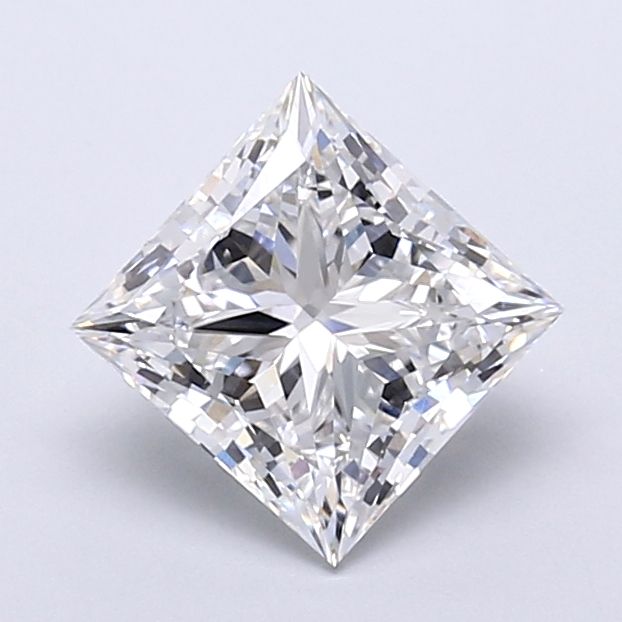 3.91 Carat D-VVS1 Princess Lab Diamond