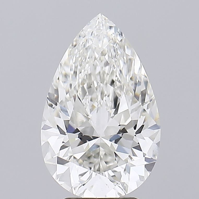 4.55 Carat G-VS1 Pear Lab Diamond