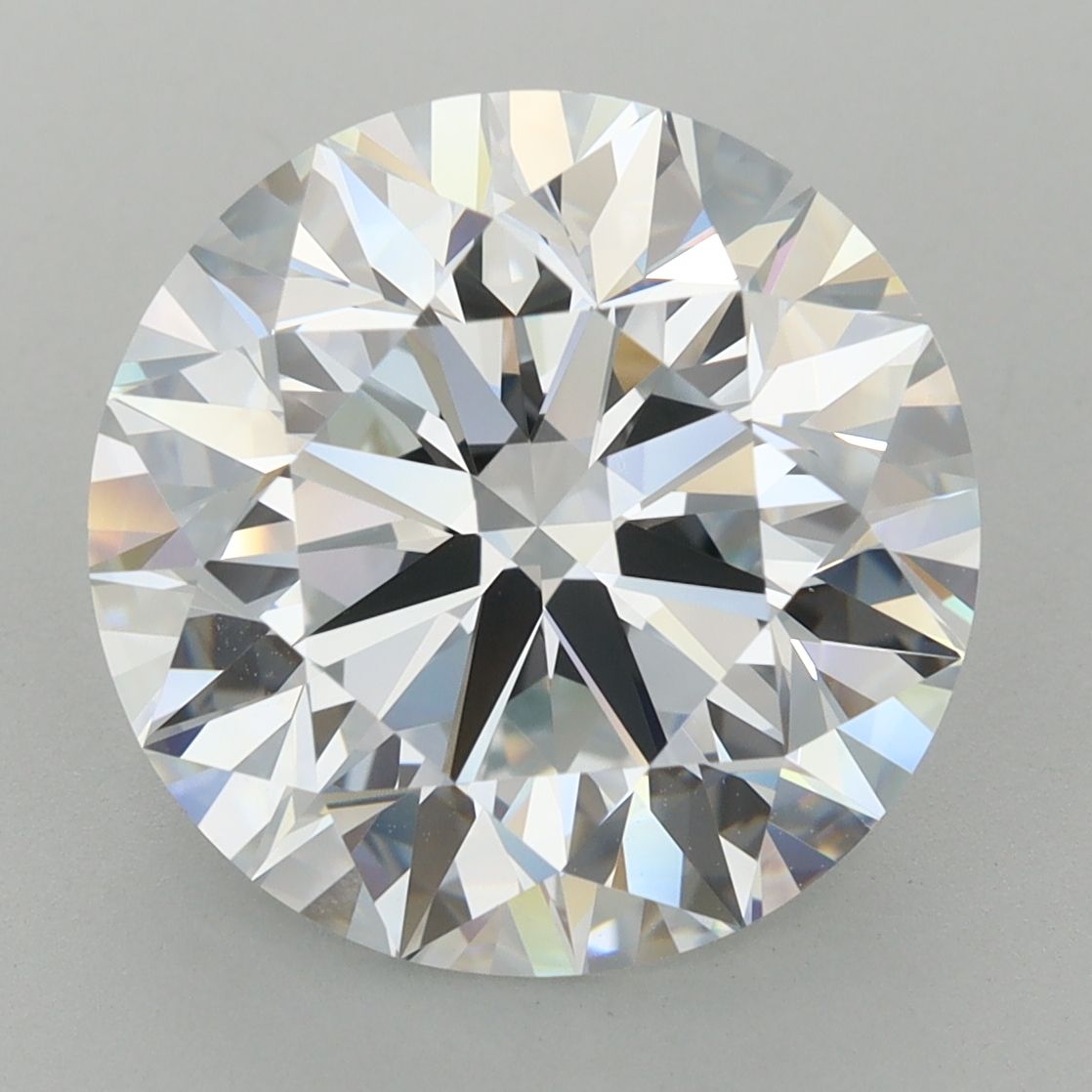 8.01 Carat F-VVS1 Round Lab Diamond