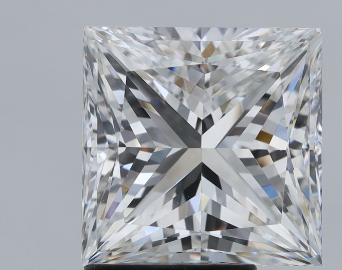 3.44 Carat G-VVS2 Princess Cut Diamond
