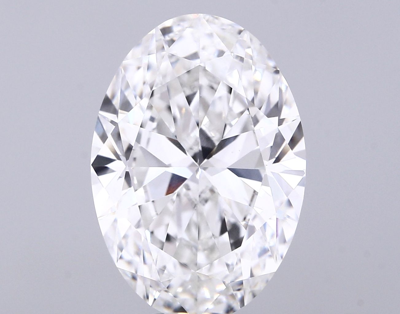 7.55 Carat E-VVS2 Oval Lab Diamond