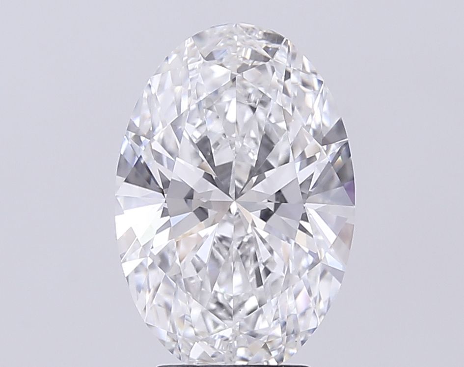 4.08 Carat E-VVS2 Oval Lab Diamond