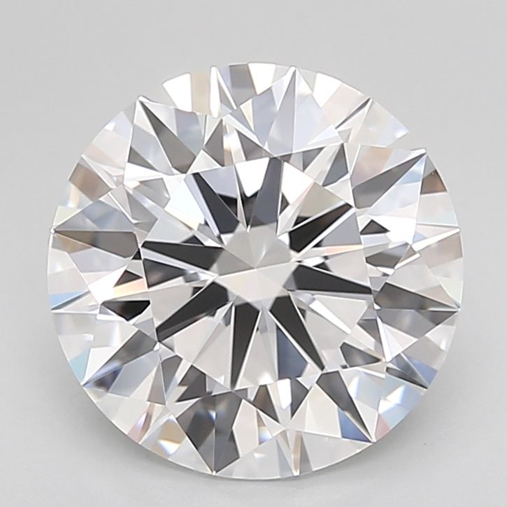 3.66 Carat D-IF Round Lab Diamond