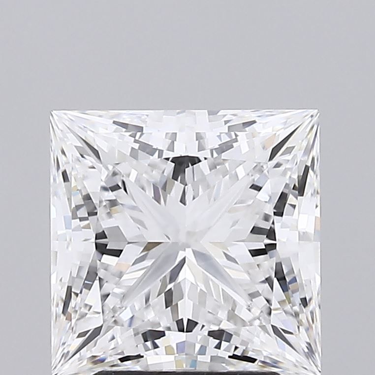 3.02 Carat D-VVS2 Princess Lab Diamond