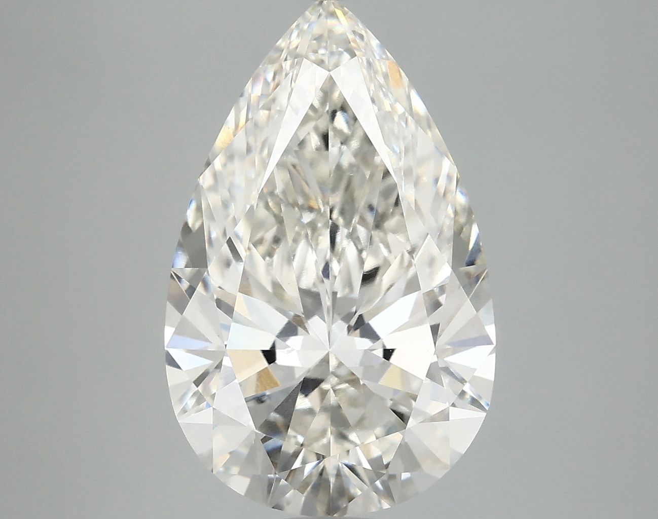 4.79 Carat G-VVS2 Pear Lab Diamond