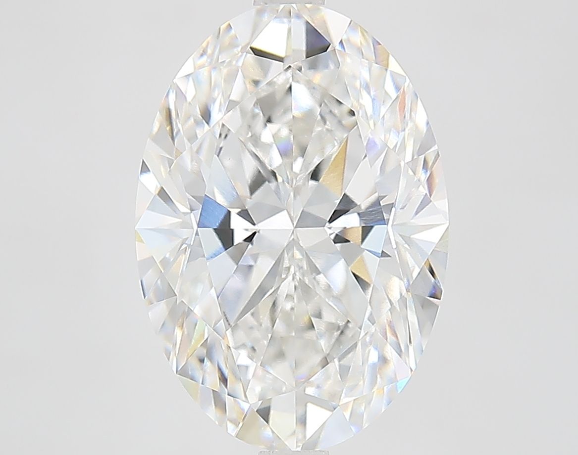 4.82 Carat F-VVS2 Oval Lab Diamond
