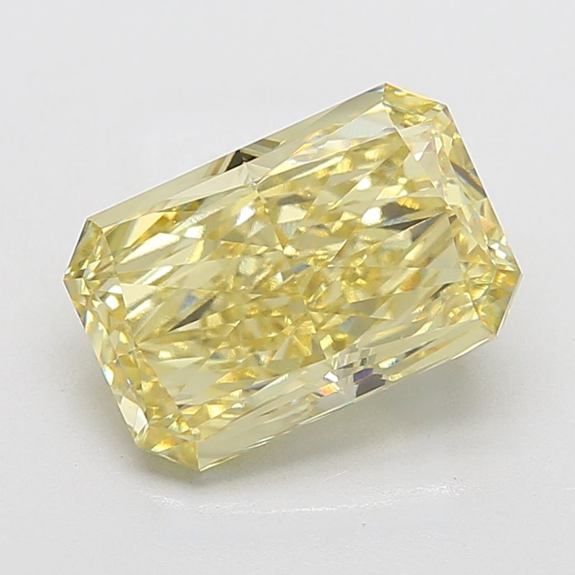 6.09 Carat Radiant Cut Fancy Yellow