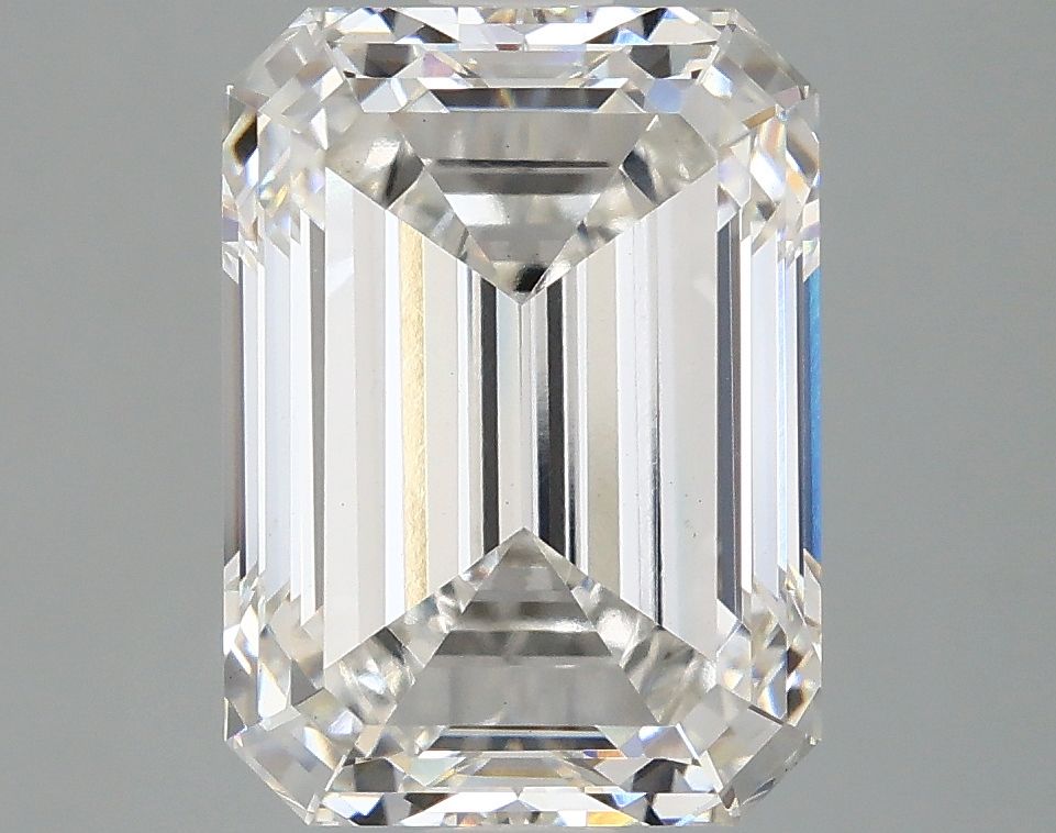 5.09 Carat F-VVS2 Emerald Lab Diamond