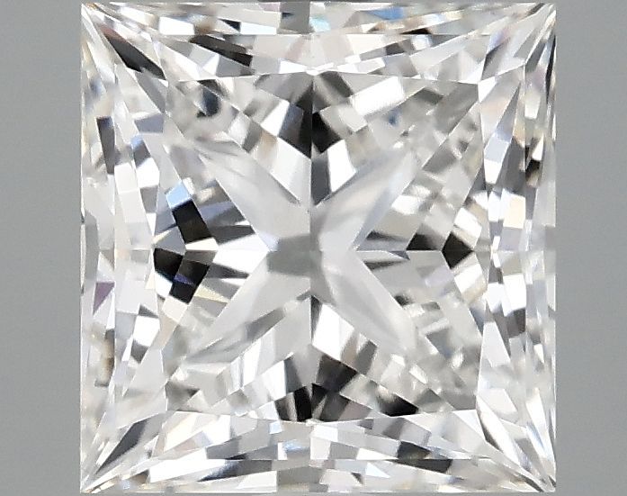 3.05 Carat F-VVS2 Princess Lab Diamond