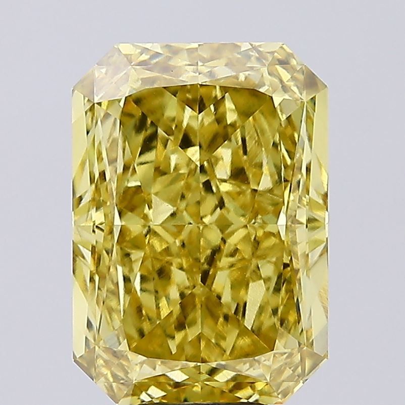 11.02 Carat Radiant Cut Fancy Yellow