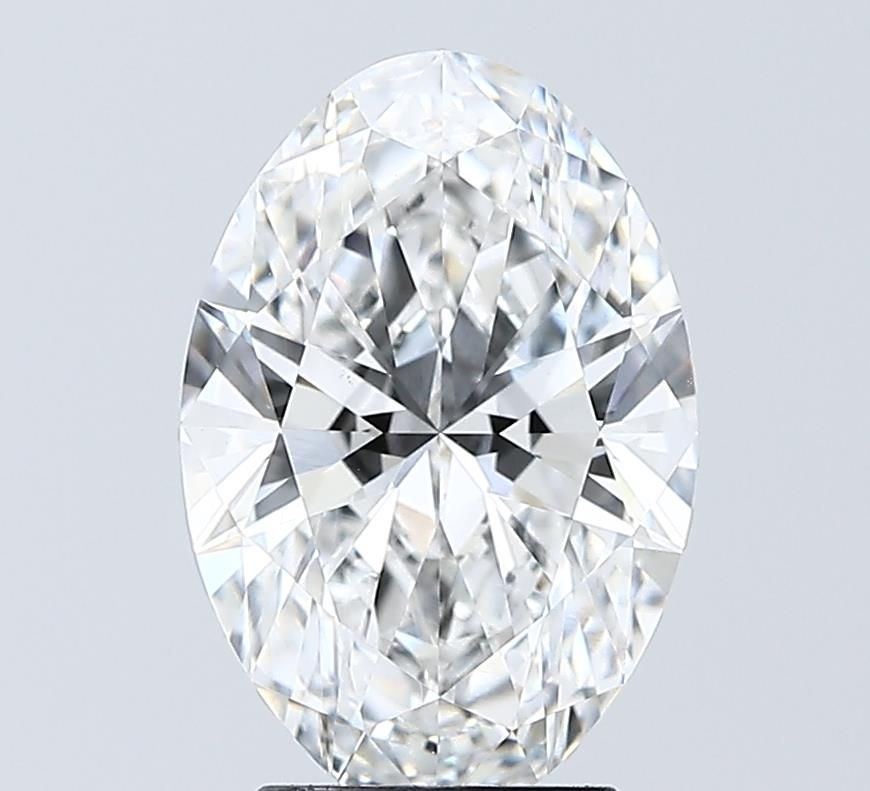 2.56 Carat E-VS1 Oval Lab Diamond