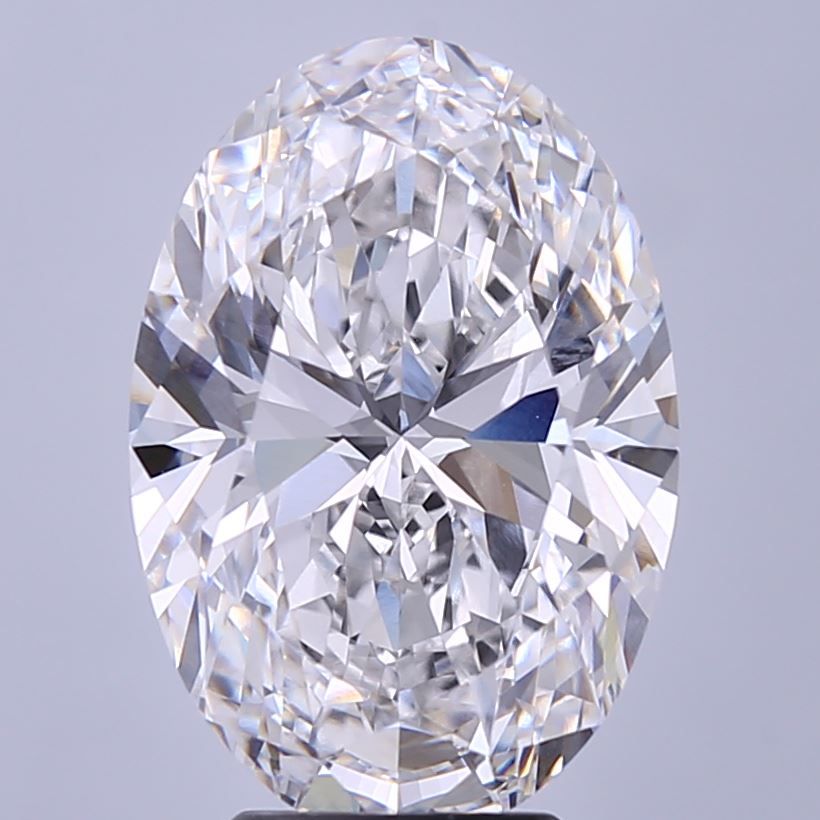 5.62 Carat D-VVS1 Oval Lab Diamond