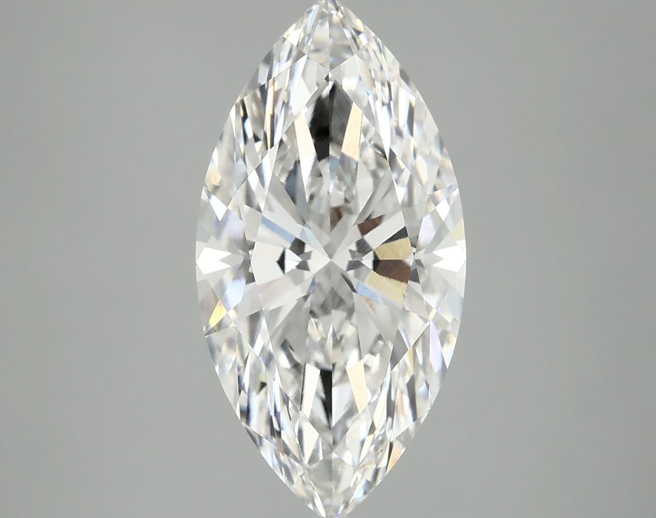 3.77 Carat F-VVS2 Marquise Lab Diamond