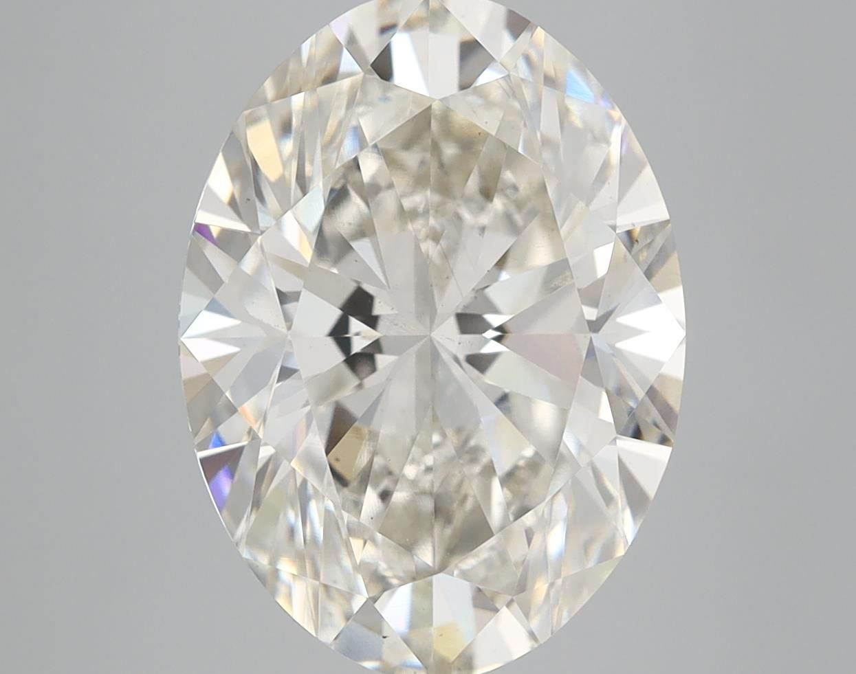6.12 Carat H-VS2 Oval Lab Diamond