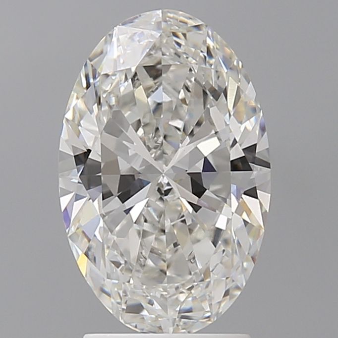 2.60 Carat G-VVS2 Oval Lab Diamond