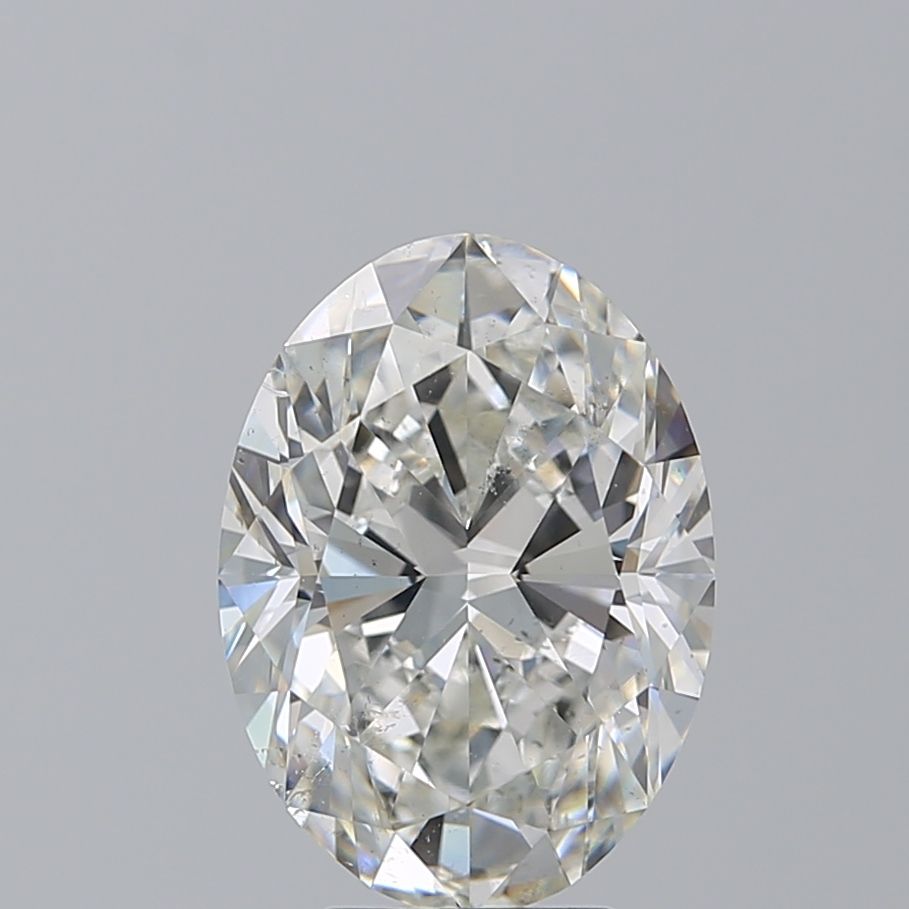 5.05 Carat H-SI2 Oval Cut Diamond