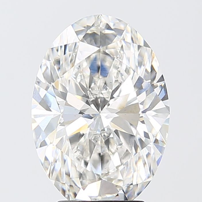 3.73 Carat F-VS2 Oval Lab Diamond