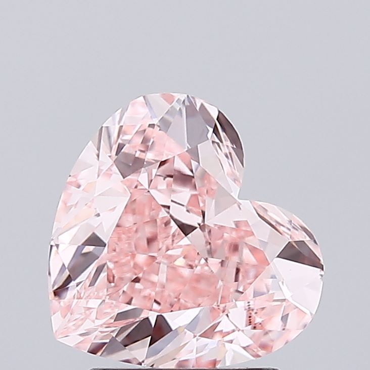2.06 Carat Heart Cut Fancy Pink