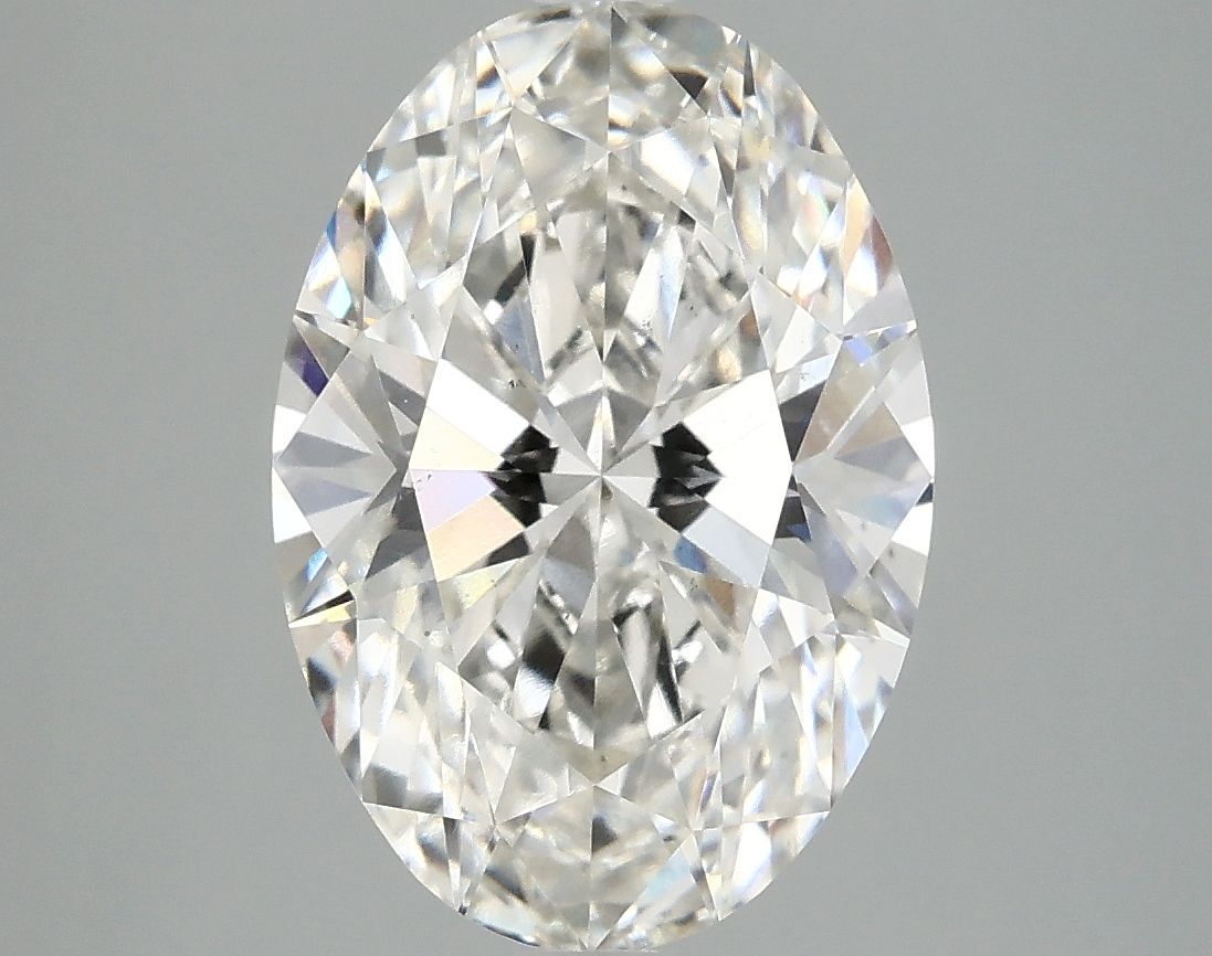 3.86 Carat G-VS2 Oval Lab Diamond