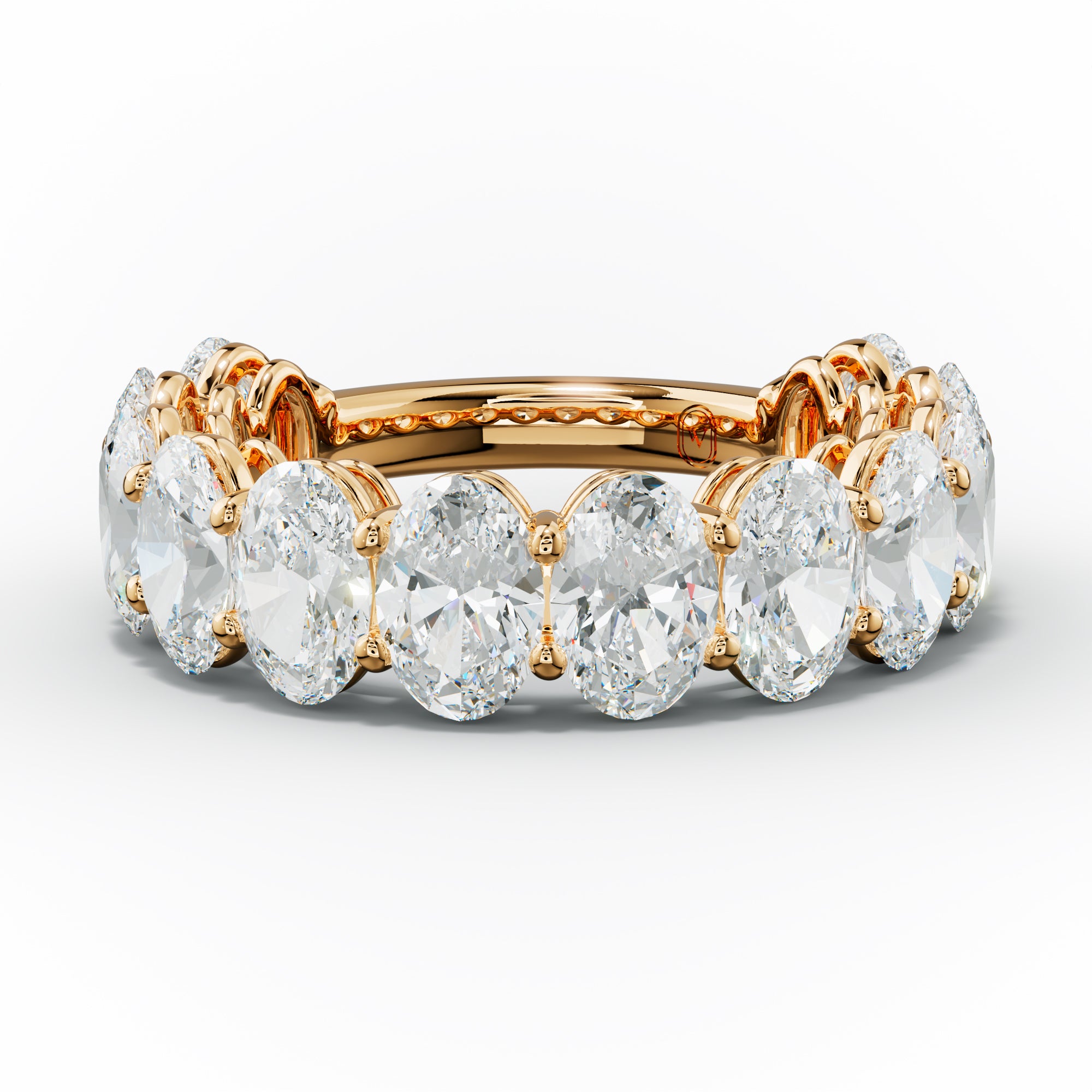 6.0 Carat Oval Diamond Anniversary Band