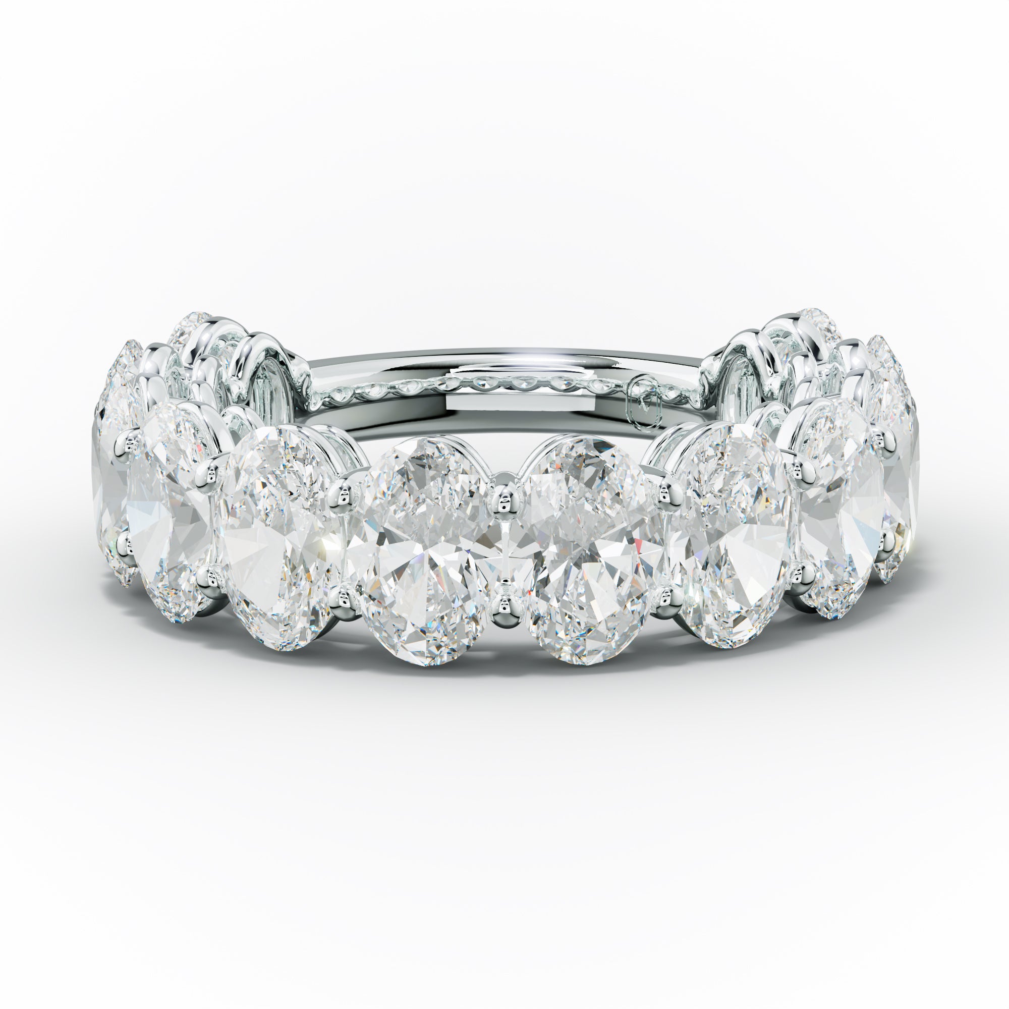 6.0 Carat Oval Diamond Anniversary Band