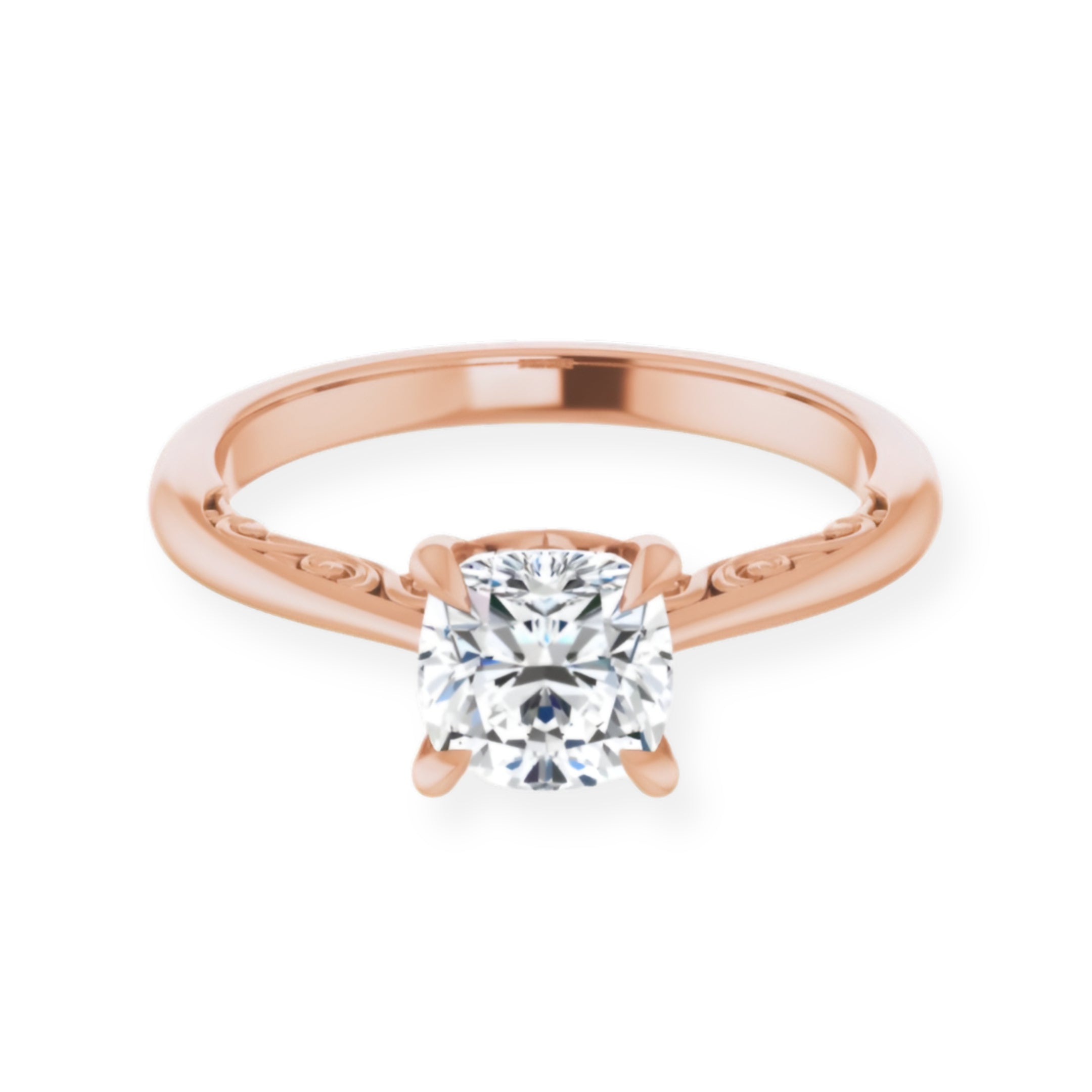 Norah Cushion Diamond Solitaire Engagement Ring