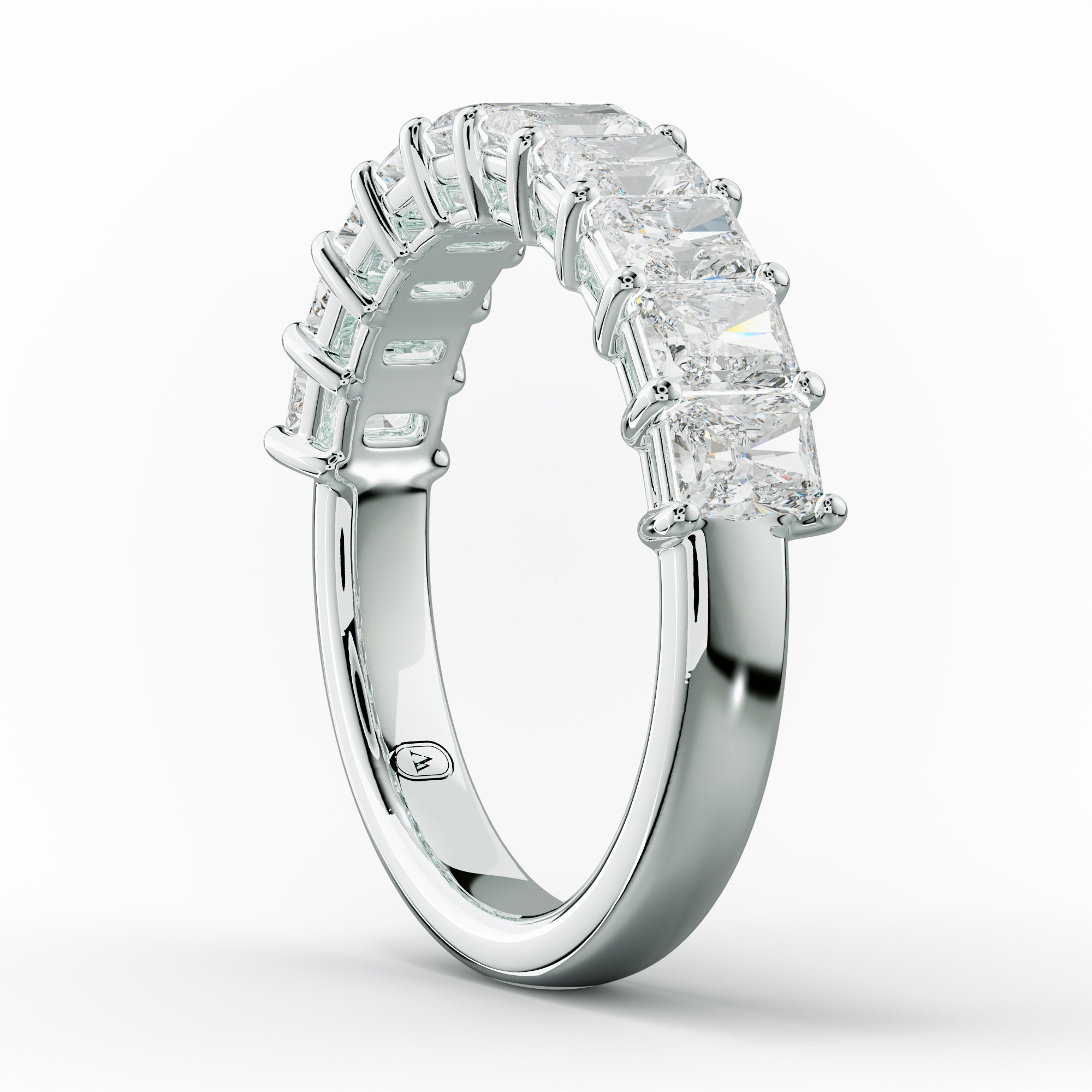 2.0 Carat Radiant Diamond Anniversary Band