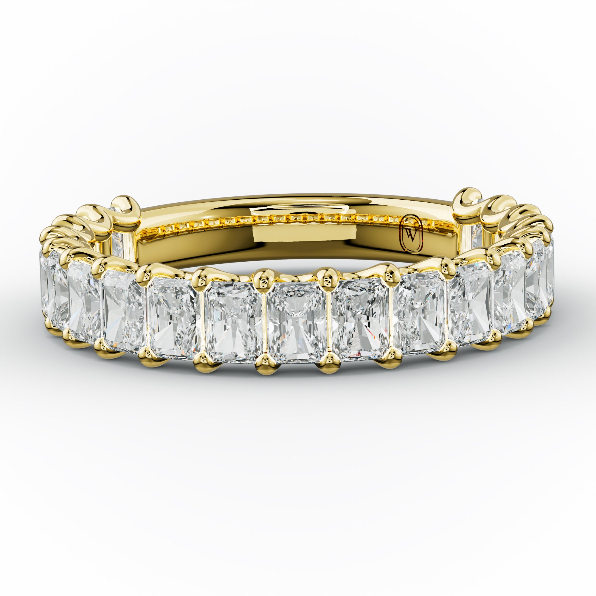 2.0 Carat Radiant Cut Diamond Anniversary Band