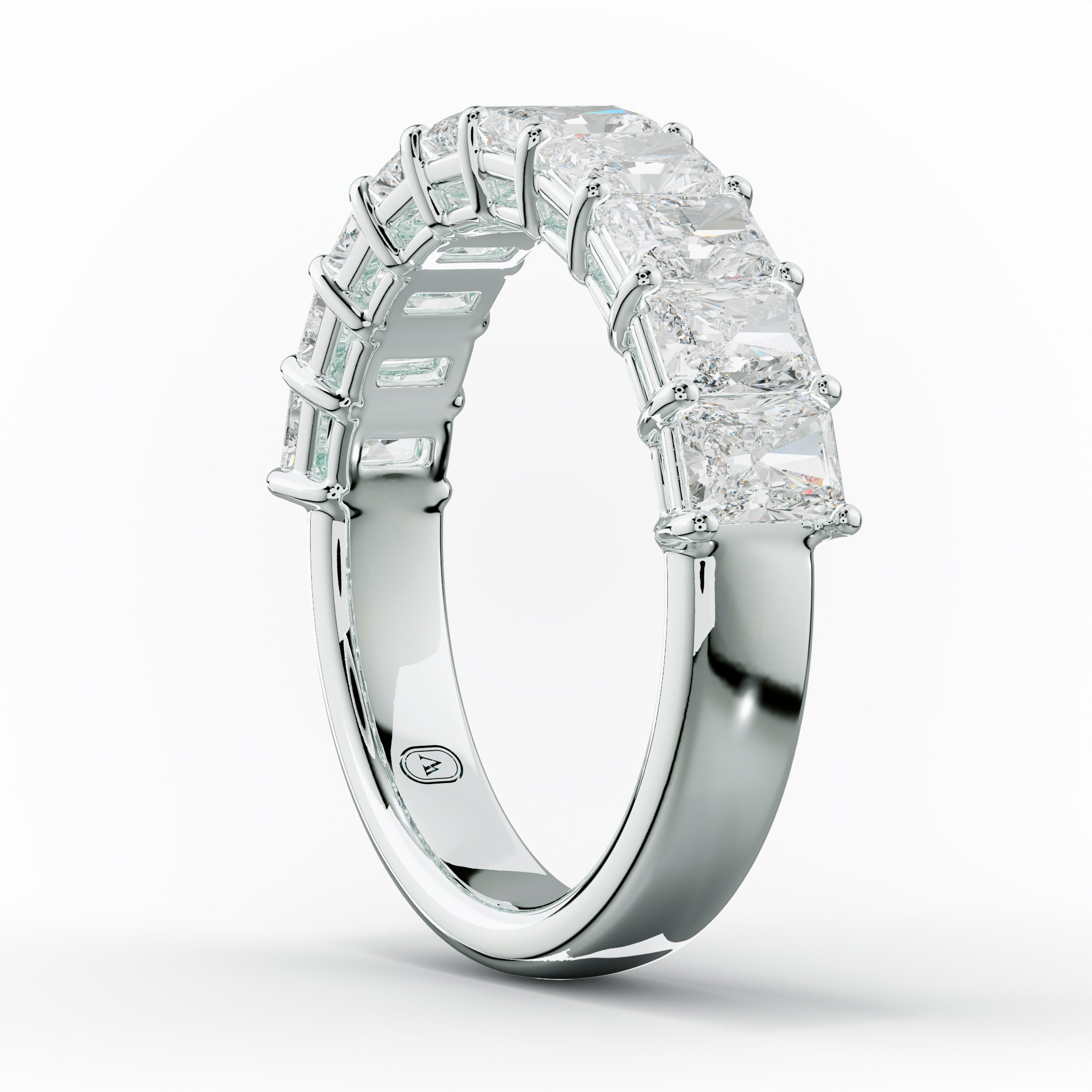 3.0 Carat Radiant Diamond Anniversary Band