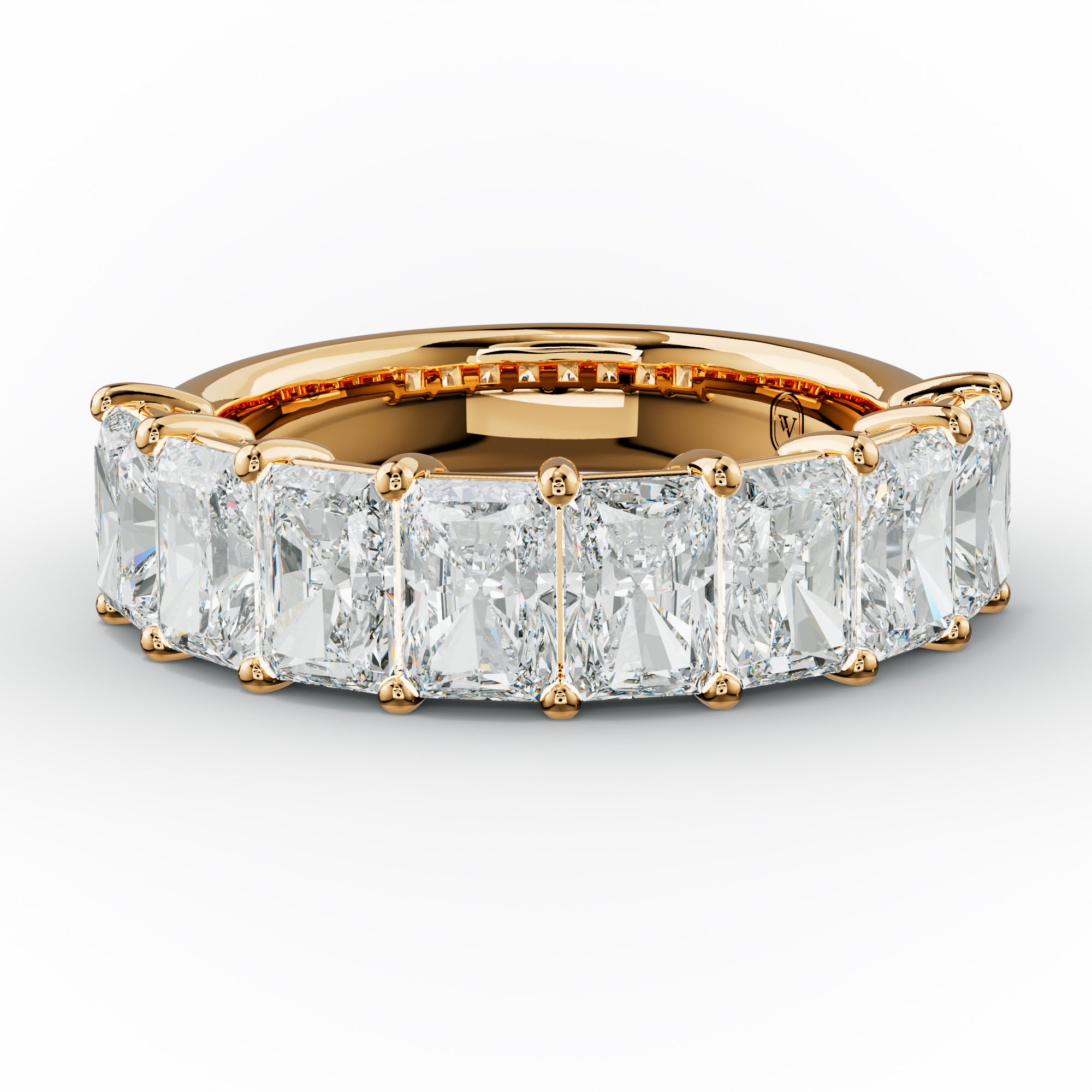 4.0 Carat Radiant Diamond Anniversary Band