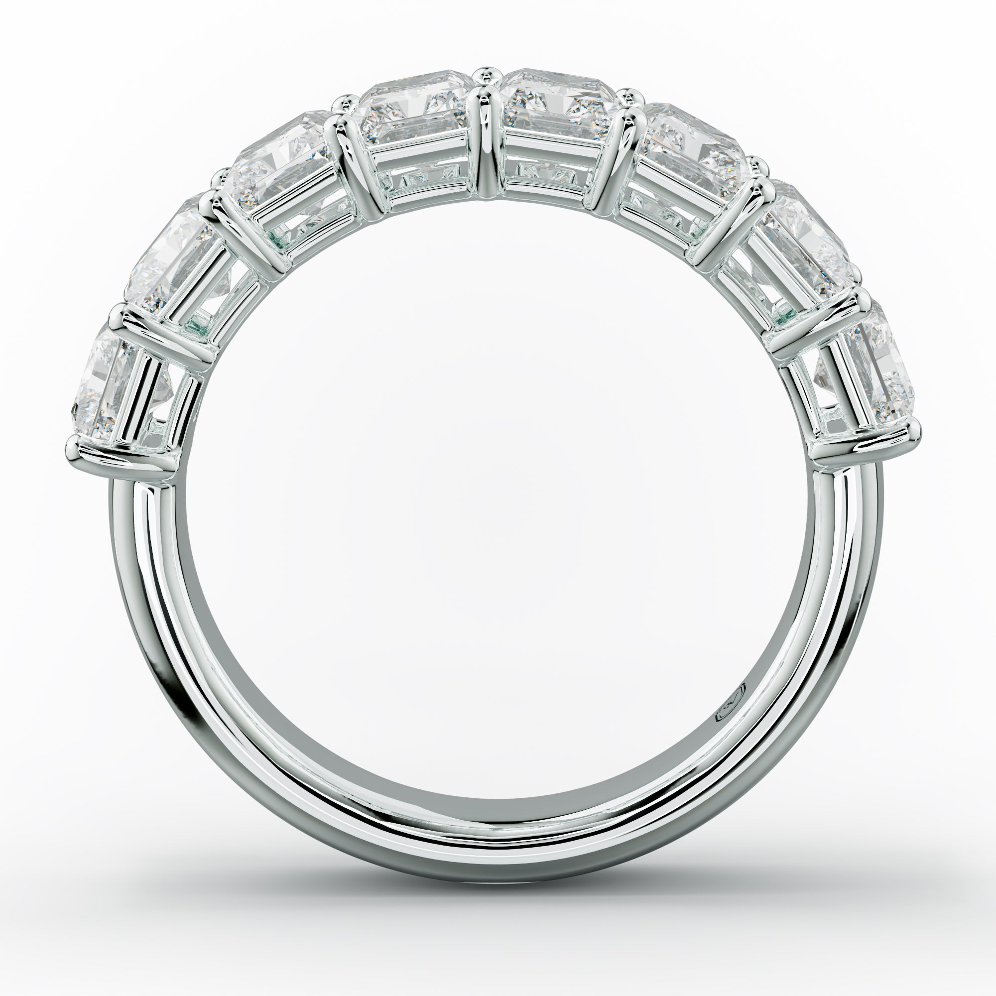 4.0 Carat Radiant Diamond Anniversary Band