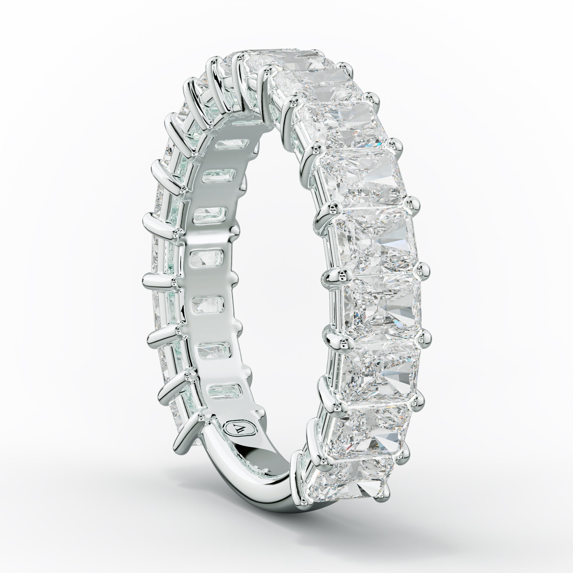 4.0 Carat Radiant Diamond Anniversary Band