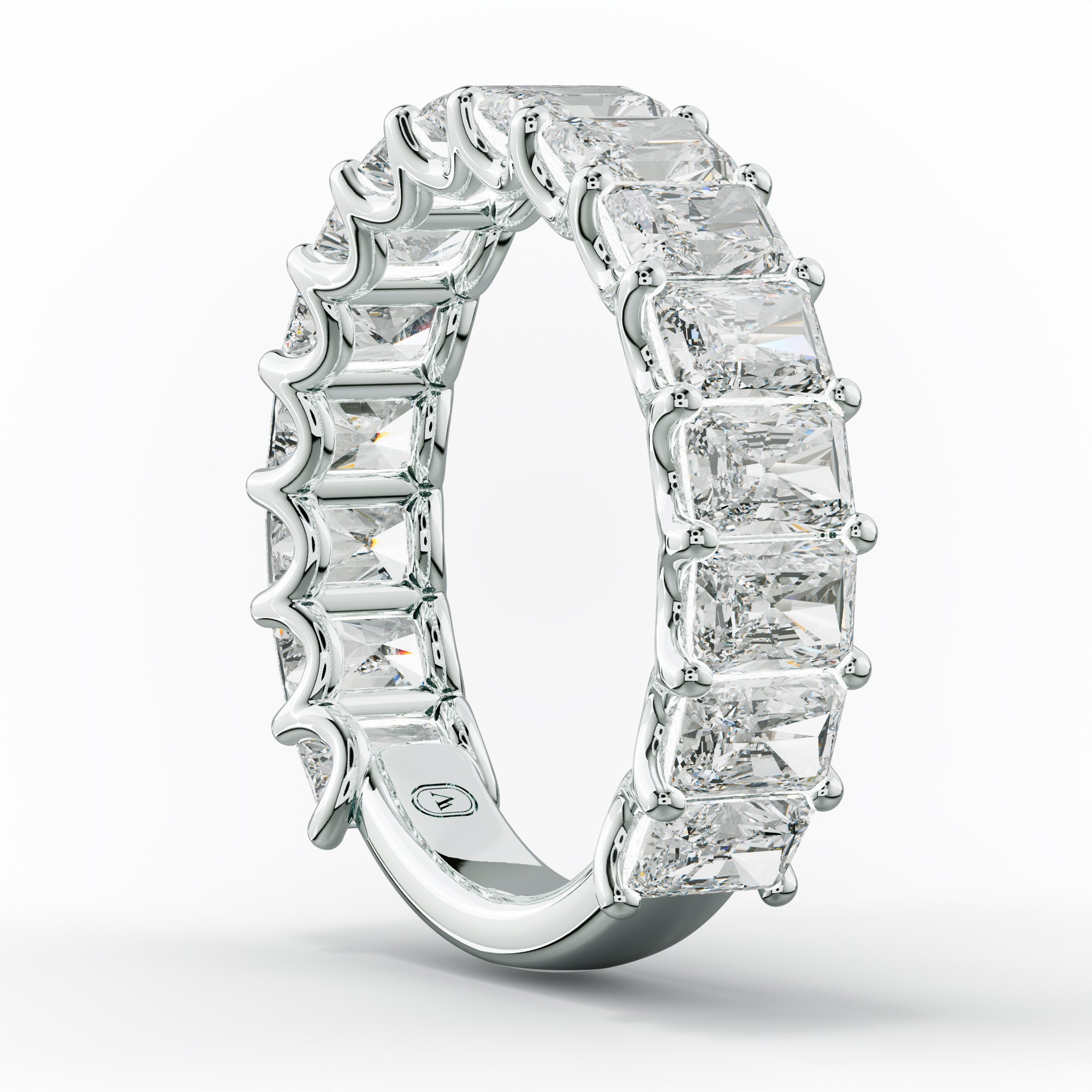 4.0 Carat Radiant Diamond Anniversary Band