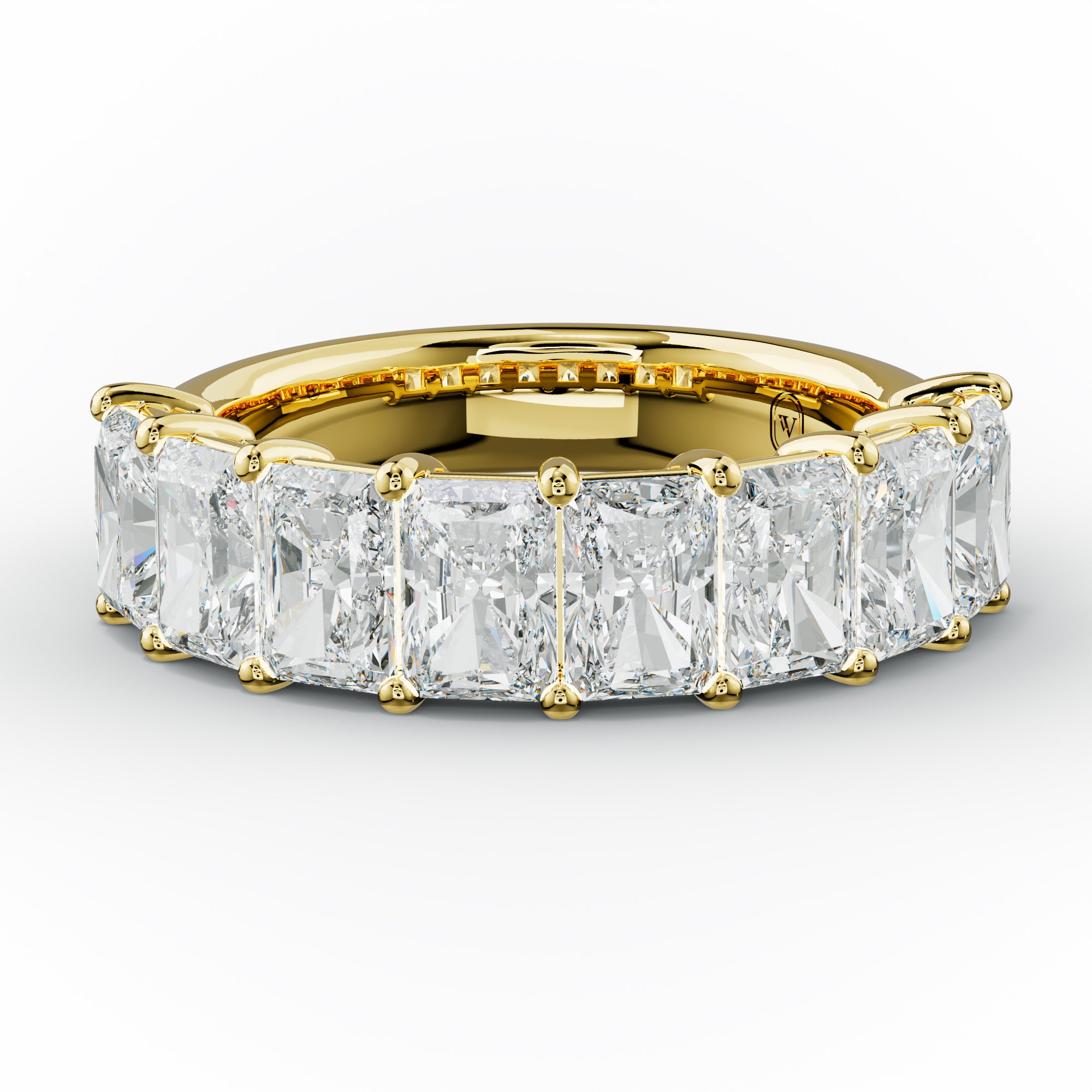 4.0 Carat Radiant Diamond Anniversary Band