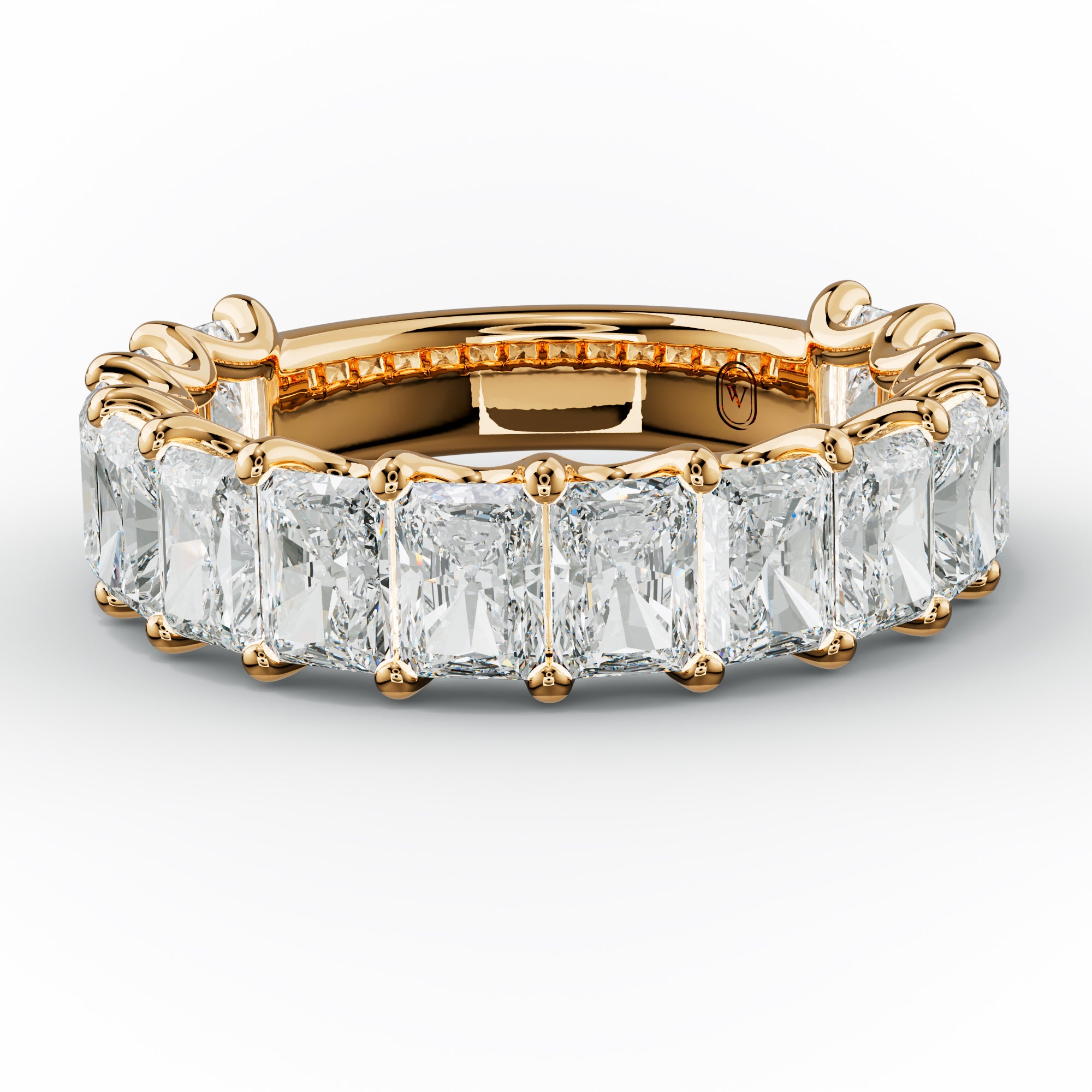 5.0 Carat Radiant Cut Diamond Anniversary Band