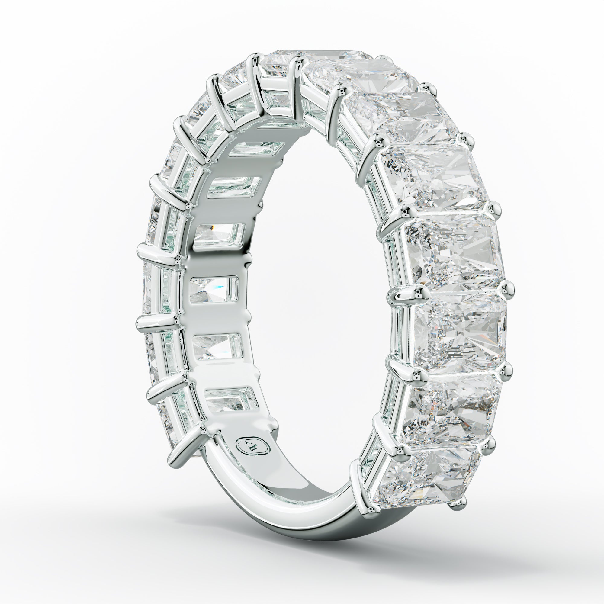 6.0 Carat Radiant Diamond Anniversary Band