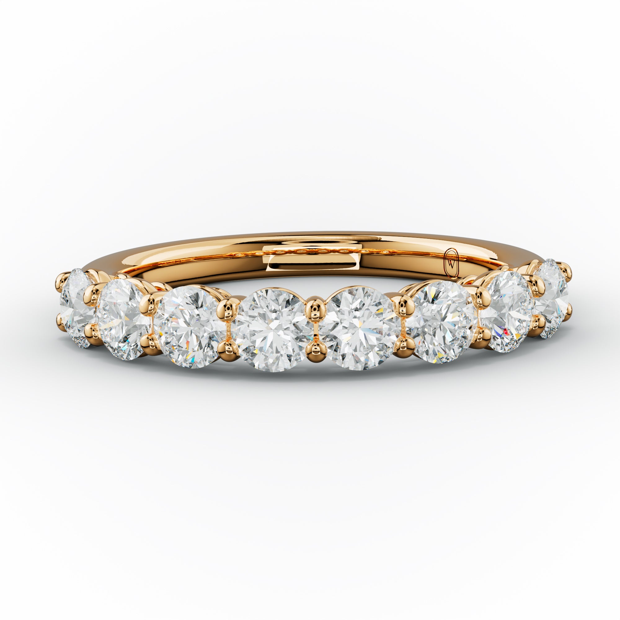 1.0 Carat Round Diamond Anniversary Band