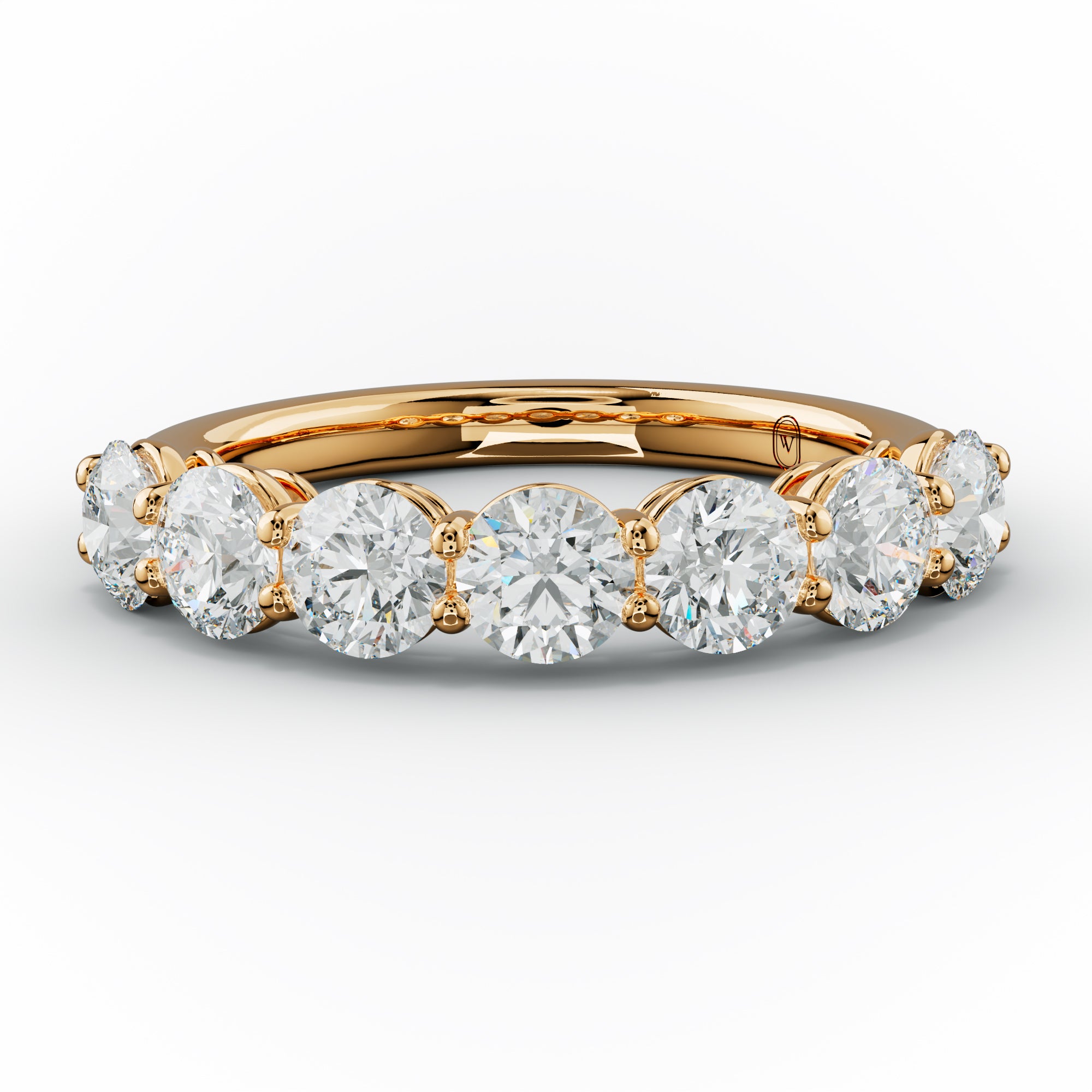 2.0 Carat Round Diamond Anniversary Band