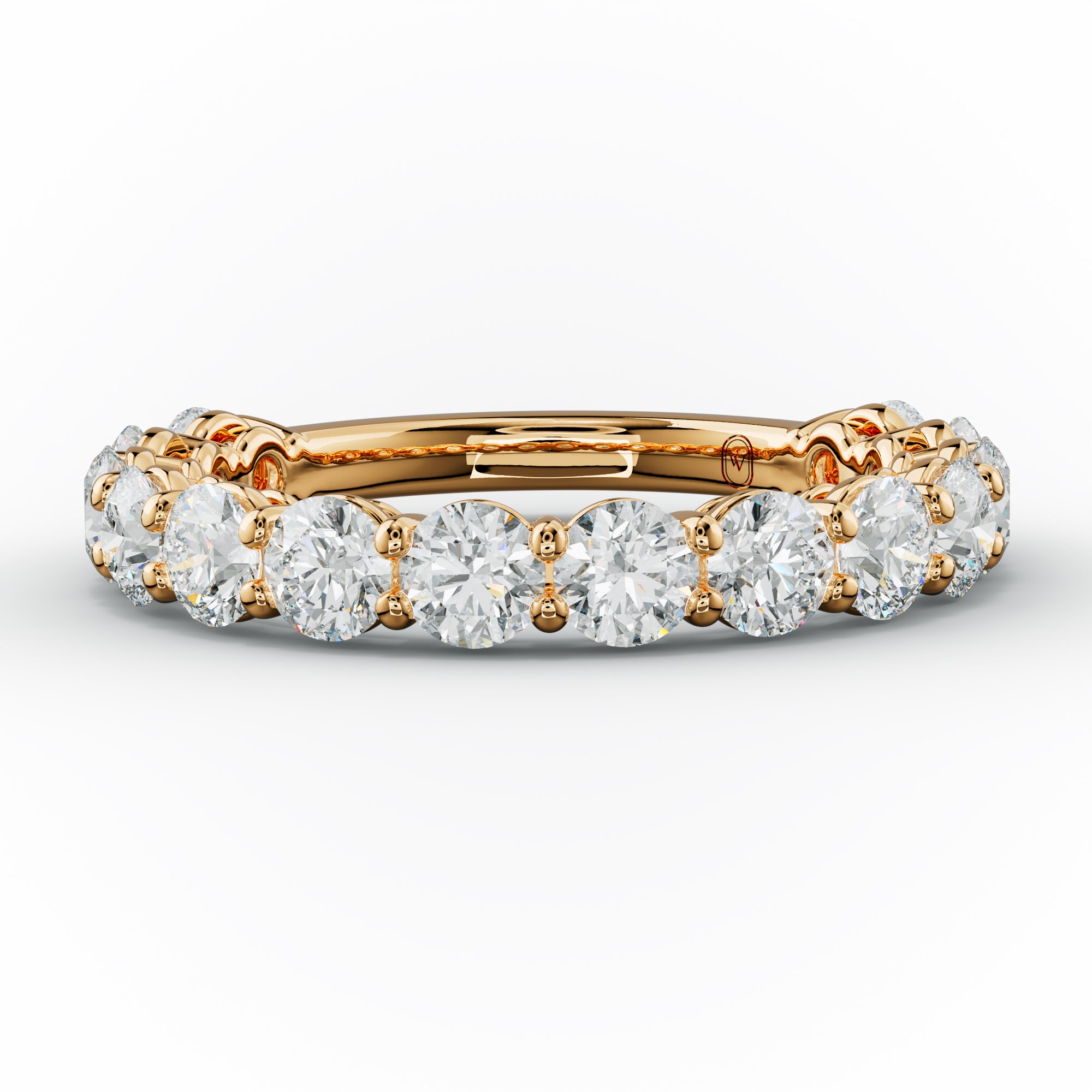 2.0 Carat Round Diamond Anniversary Band