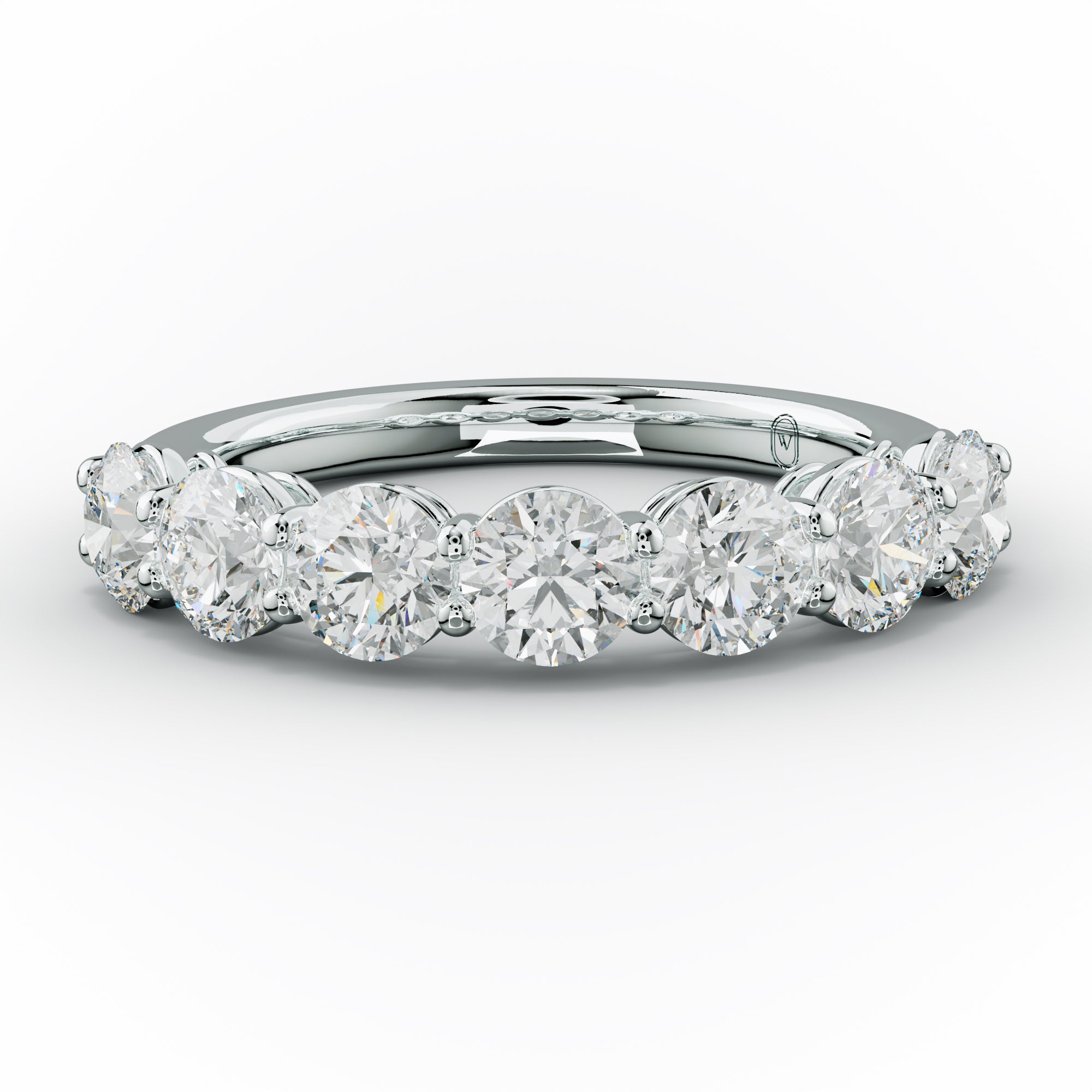 2.0 Carat Round Diamond Anniversary Band