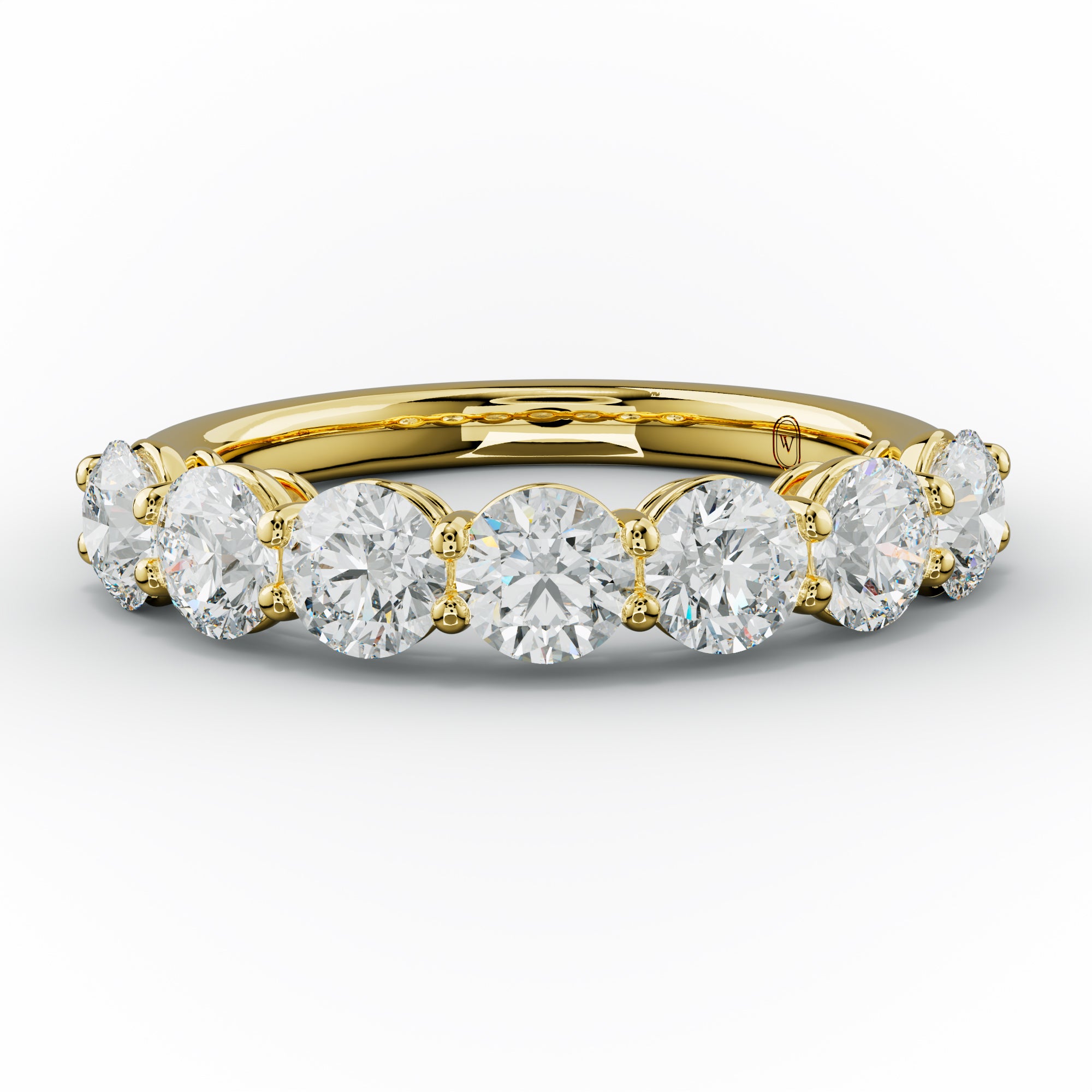 2.0 Carat Round Diamond Anniversary Band