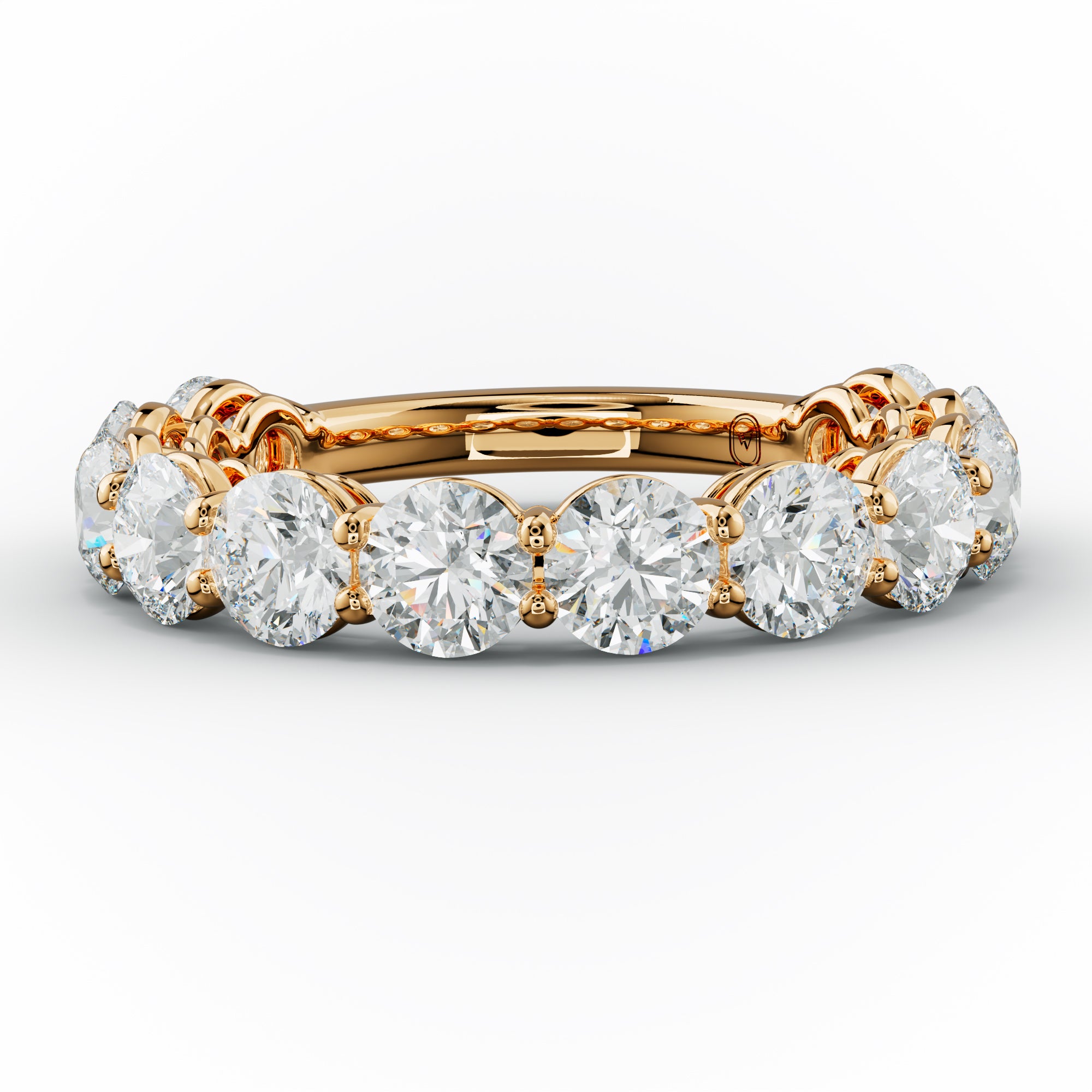 3.0 Carat Round Diamond Anniversary Band