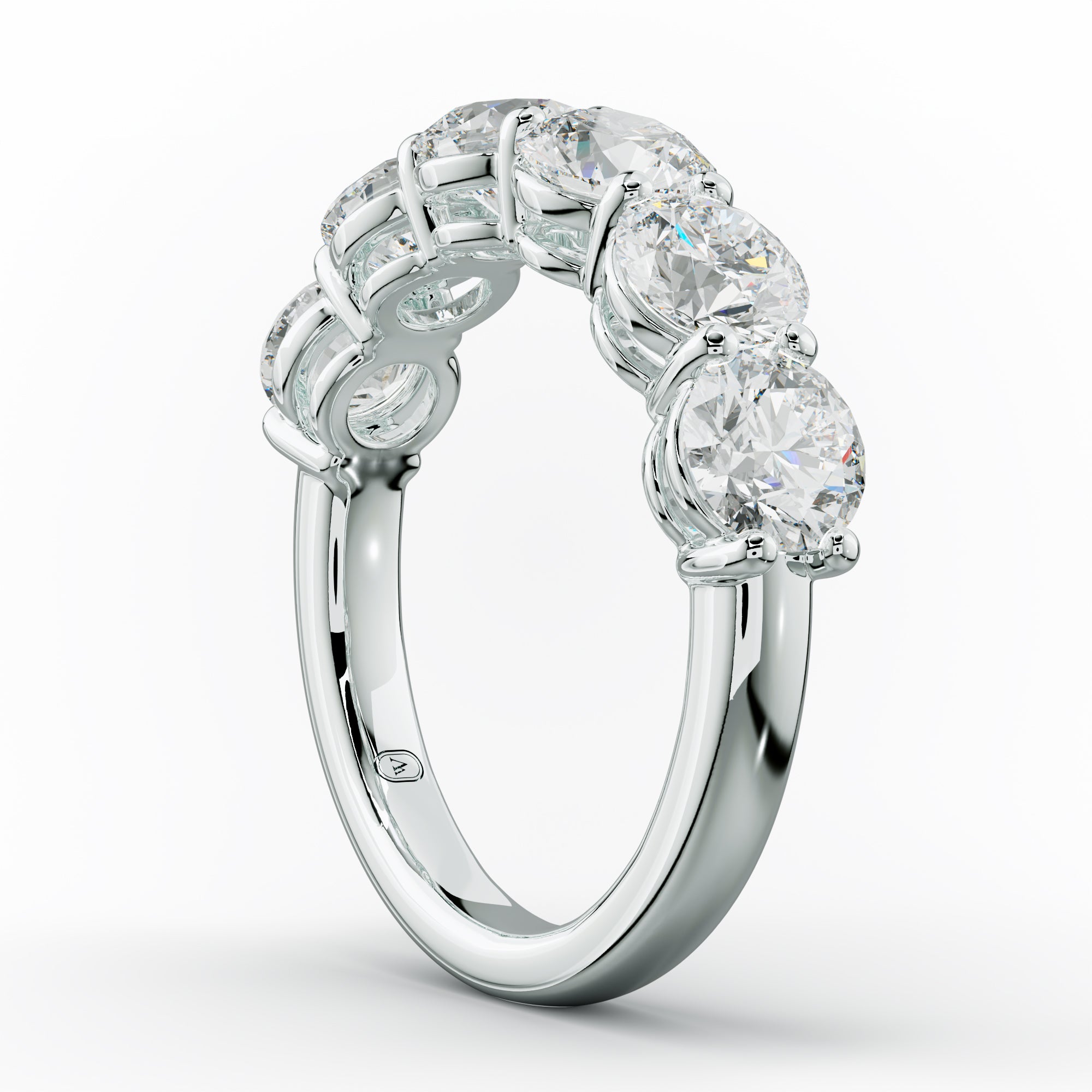 3.0 Carat Round Diamond Anniversary Ring