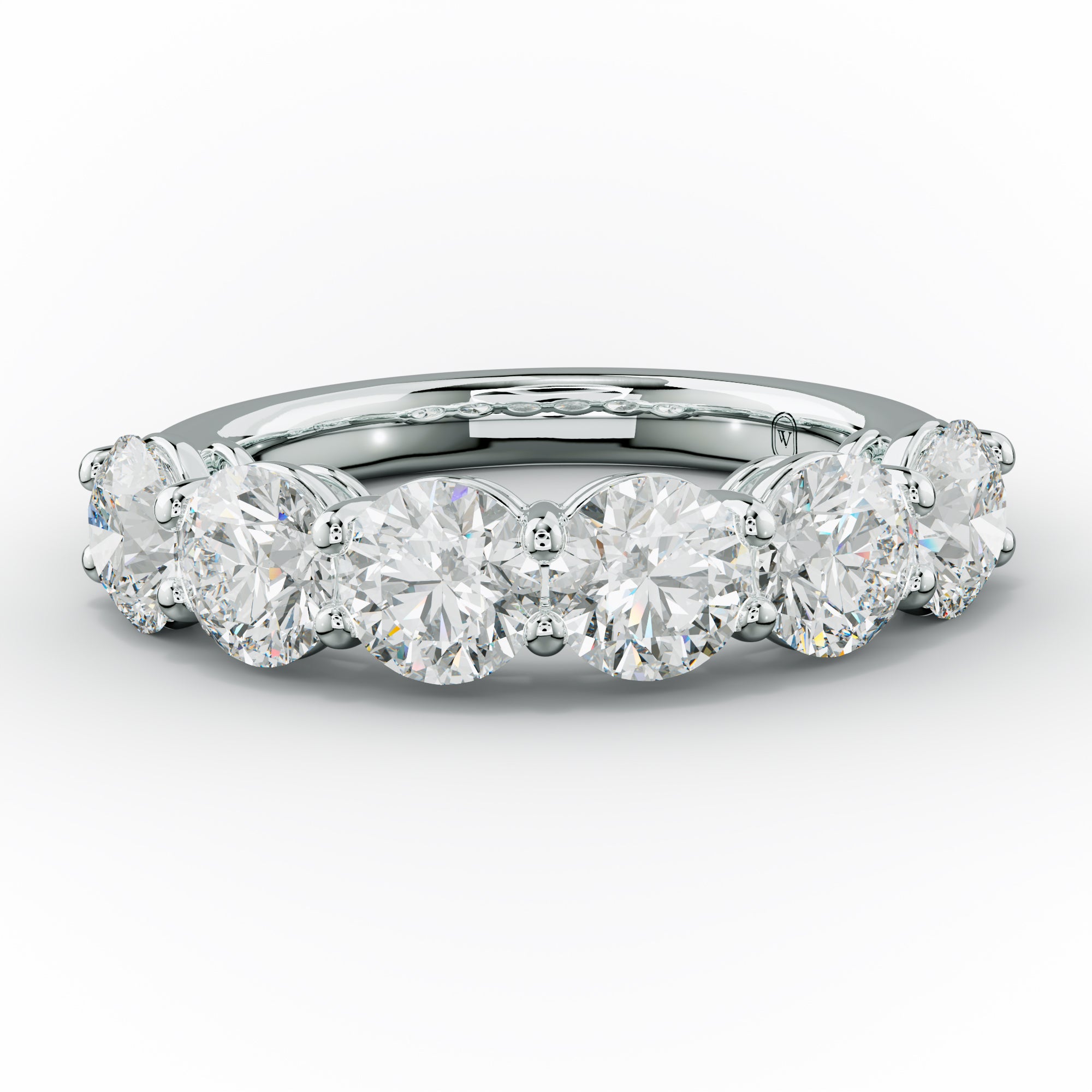 3.0 Carat Round Diamond Anniversary Ring