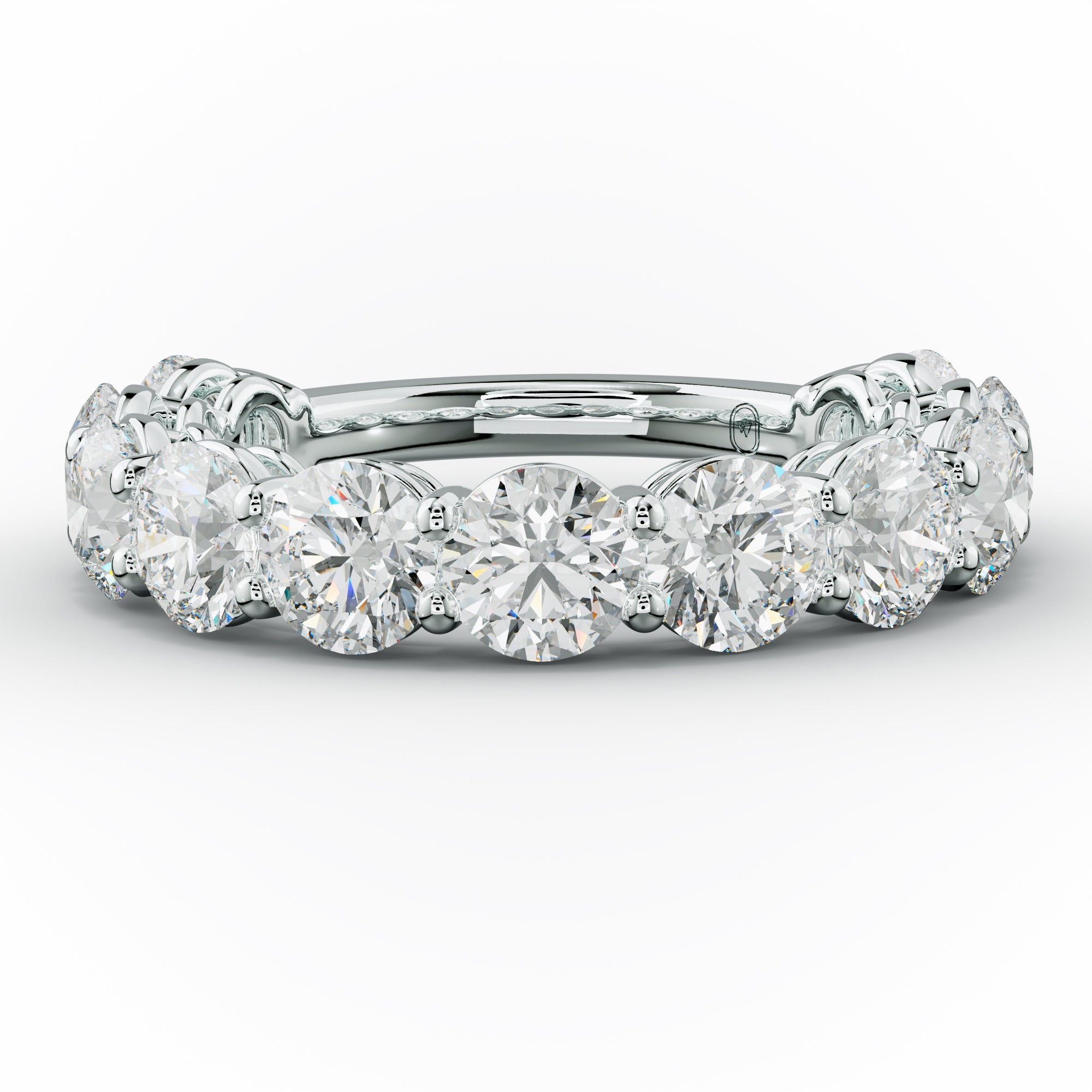 4.0 Carat Round Diamond Anniversary Band