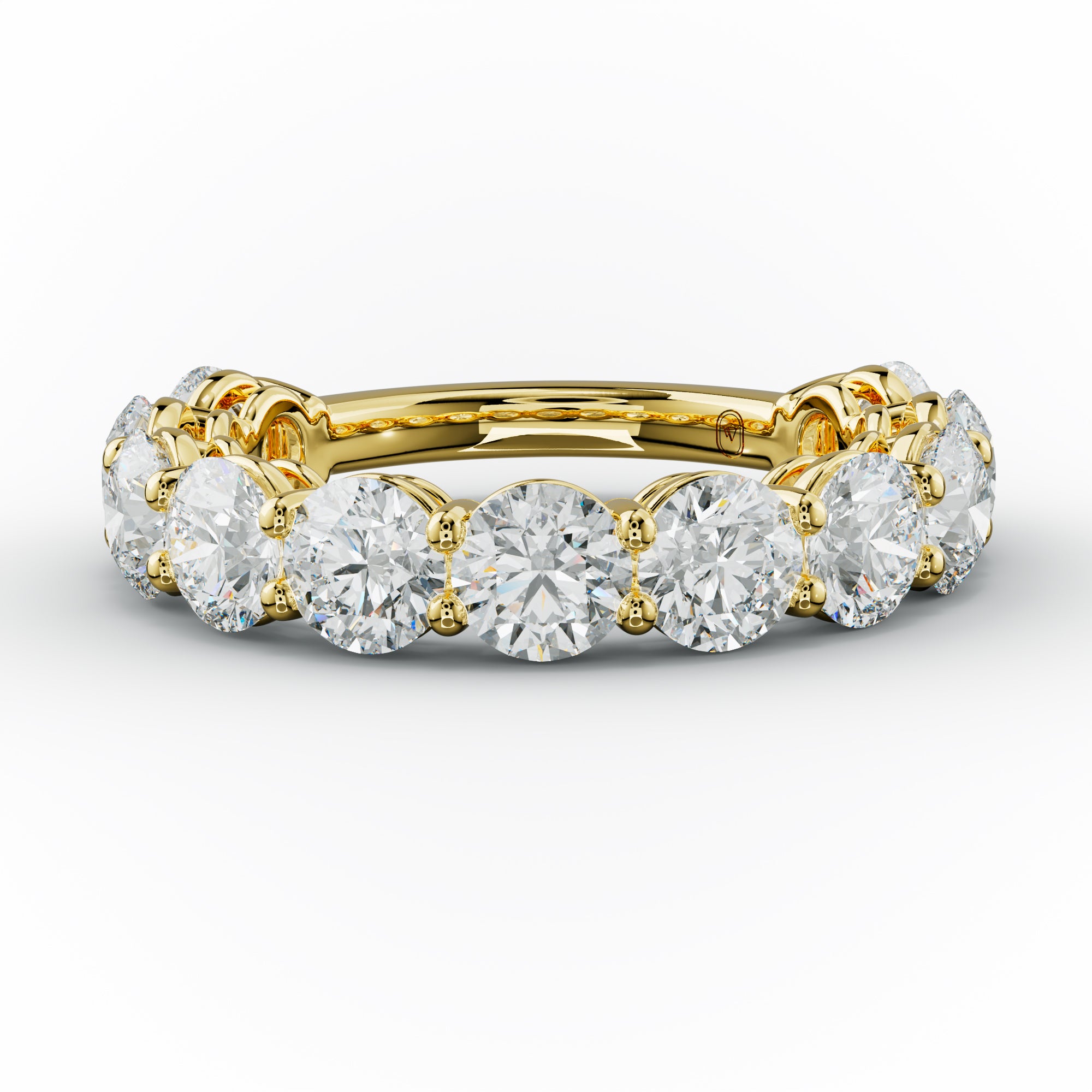 4.0 Carat Round Diamond Anniversary Band